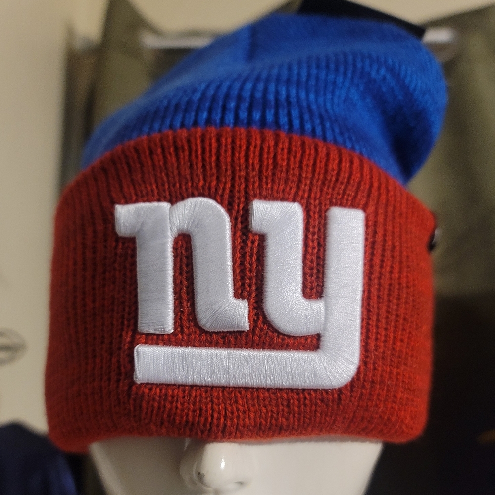 🔥SALE New York Giants Red and Blue Knit Beanie